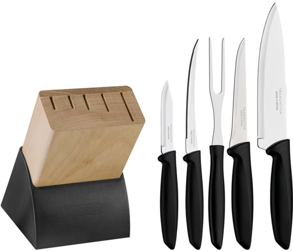 Набір ножів TRAMONTINA Plenus black, 6 предметів