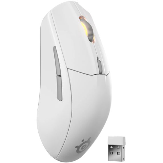 Мишка SteelSeries Rival 3 Gen 2 Wireless, RGB, White | Зображення 4