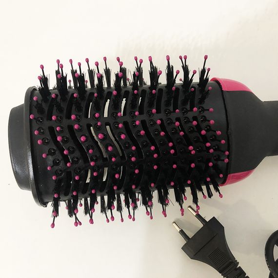 Фен Щітка гребінець 3в1 One step Hair Dryer 1000 Вт 3 режими випрямляч для укладання волосся стайлер з функцією іонізації | Зображення 6