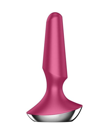 Анальна смарт-вібропробка Satisfyer Plug-ilicious 2, Червоний | Зображення 1