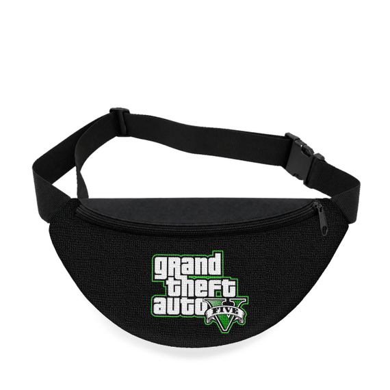 Дитяча сумка-бананка Grand Theft Auto V 32х15 см на пояс або через плече (5796)