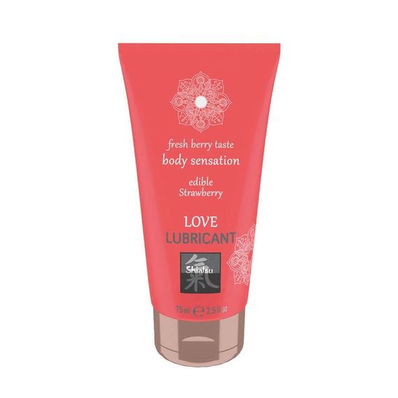 Лубрикант Shiatsu Love lubricant edible Strawbarry Sex Aura