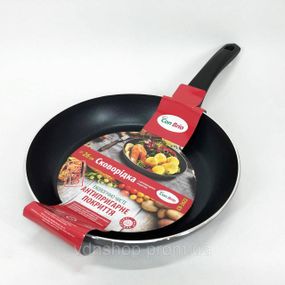Практична сковорідка Con Brio СВ-2622 26 см, Антипригарна сковорода для овочів, Сковорода для кухаря SR-62