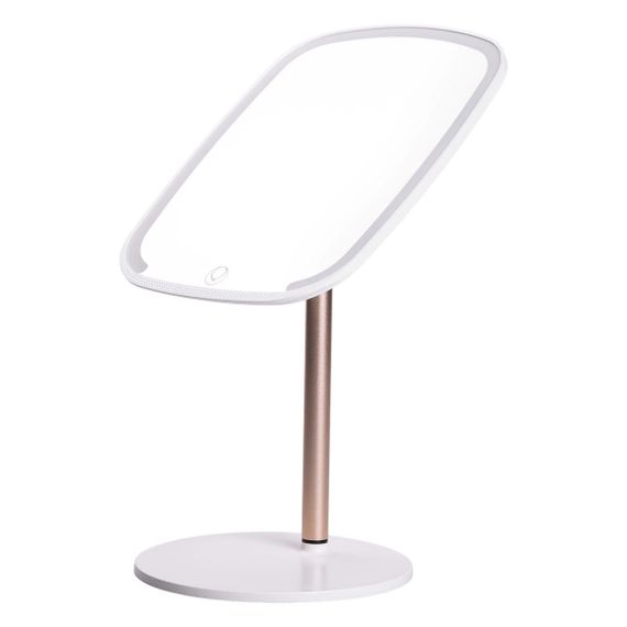 Настільне дзеркало з підсвічуванням 23х18 см для макіяжу на ніжці Біле HP-10-6AW | Зображення 5