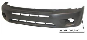 Передний бампер Toyota RAV4 04-06 с отв. под рант (FPS) 5211942923