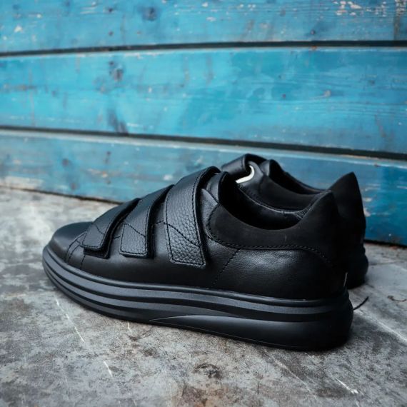 Чоловічі кеди на липучках шкіряні 41 розмір | Зображення 2