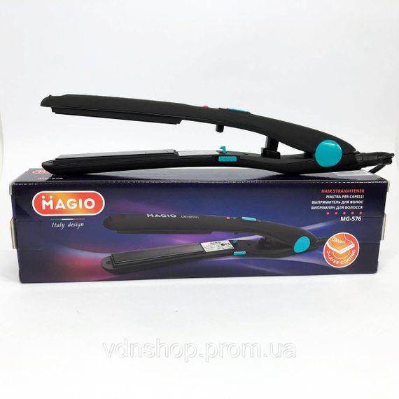 Кращий випрямляч волосся MAGIO MG-576, Плойка праска гофре випрямляч, Вирівнювальна праска для волосся LH-38 | Зображення 1