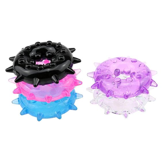 Эрекционное силиконовое кольцо с шипами | Зображення 2