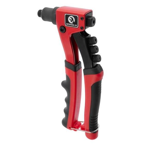 Пістолет заклепувальний ручний 215 мм, діаметр застосовуваної заклепки 2.4; 3.2; 4; 4.8 мм INTERTOOL RT-00141 | Зображення 3