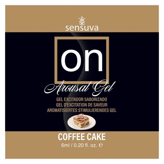 Пробник збудливого гелю Sensuva - ON for Her Arousal Gel Coffee Cake (4 мл)