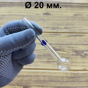 Стеклянная трубка Pocketbowl Stand Oil Blue