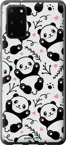 Чохол на Samsung Galaxy S20 Plus Панди "4318u-1822-2448"