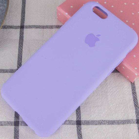 Чохол Silicone Case Full Protective (AA) для Apple iPhone 6/6s (4.7") Бузковий / Dasheen | Зображення 1