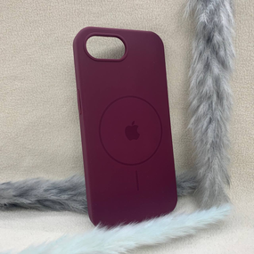 Чохол Iphone 16e MagSafe SoftTouch м'який Протиударний Бордовий