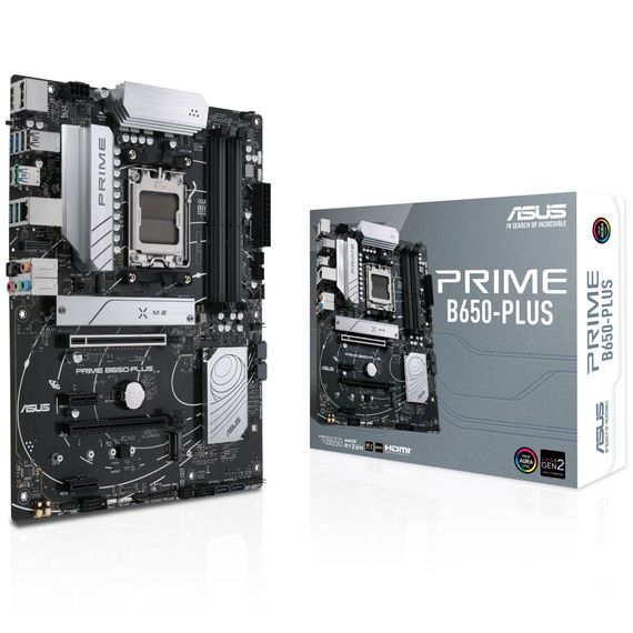Материнcкая плата ASUS PRIME B650-PLUS sAM5 B650 4xDDR5 M.2 HDMI DP ATX 90MB1BS0-M0EAY0 | Зображення 7