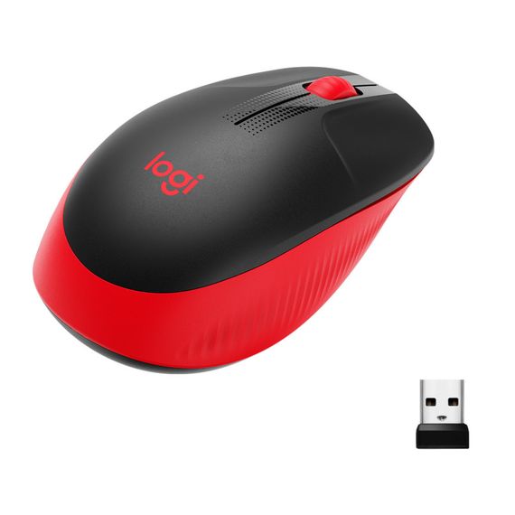 Миша Logitech M190 Full-size Wireless Red | Зображення 1