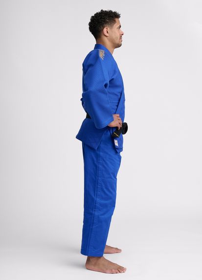 Кімоно для дзюдо ліцензійне IPPONGEAR, серія LEGEND 2 (IJF Approved), синє, розмір 190, Slim Fit (приталений крій) | Зображення 2