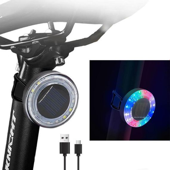 Велофонарь HYD-085-SMD(RGB) BU-71 | Зображення 1