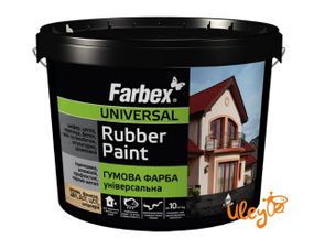 Краска для ульев, резиновая универсальная ТМ Farbex. Зеленая - 1,2 кг