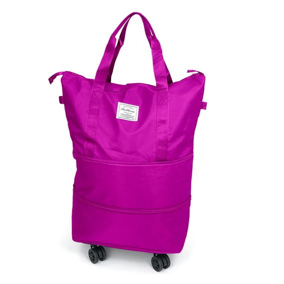 Дорожная сумка-трансформер,55х22х80cm,56-75 л.,Колесики,Dark purple,1.1 кг | Зображення 2