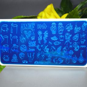 Пластина для стемпинга 168 Global Fashion (12х6см)