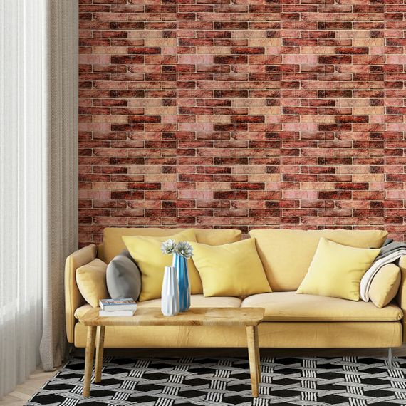 Панель стінова 3D 700мм*770мм*2мм Коричневий SW-00001910 | Зображення 4