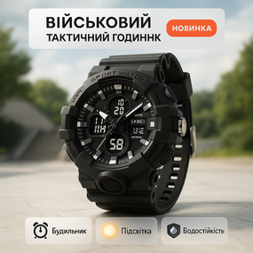 Цифровые часы для активного образа жизни SKMEI, Часы спортивные армейские Лучшие тактические WQ-25