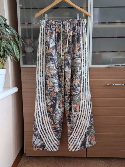 Широкі Y2K camo мультикам спортивні штани realtree зі смужками oversize | Зображення 2