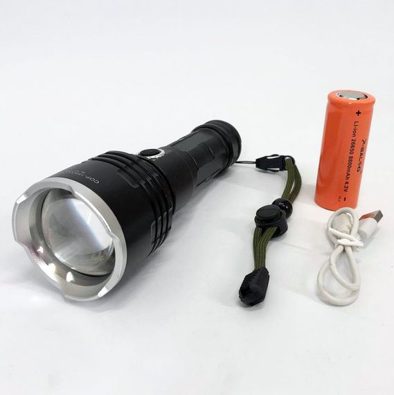 Ліхтарик тактичний акумуляторний X-Balog BL-531-P90 | Ліхтар ручний тактичний | Тактичний TO-709 ліхтар police | Зображення 7