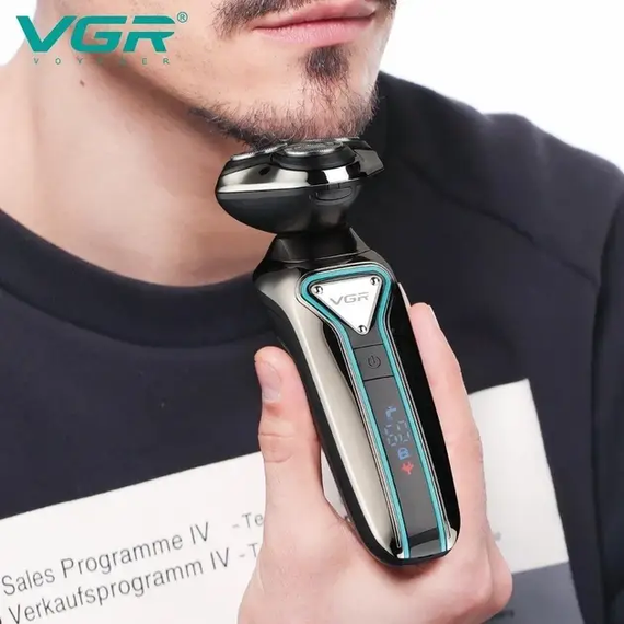 Профессиональная аккумуляторная бритва для бороды VGR V-323 | Зображення 1