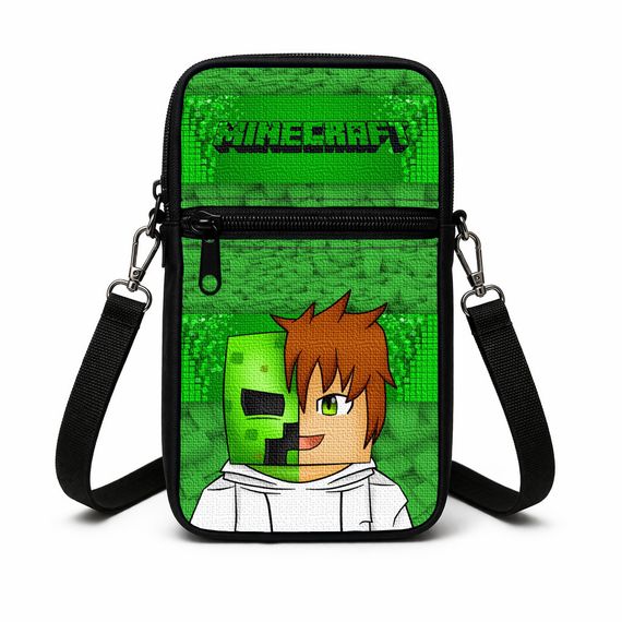 Сумка-чохол для телефону Minecraft,дитяча сумка через плече, водонепроникна міні-сумка (4744)