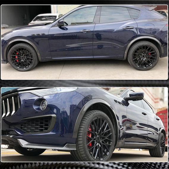 Карбоновые накладки на арки для Maserati Levante 2016- гг | Зображення 3