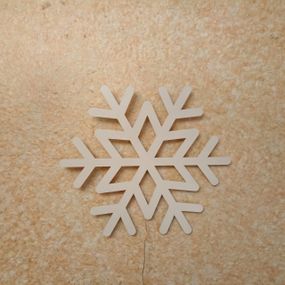 Панно декоративная картина на стену Снежинка 400х400 acr-p000208