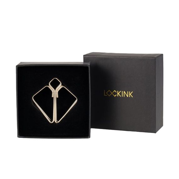 Затискачі для сосків LOCKINK Minimalism Nipple Clamps, золотисті | Зображення 1