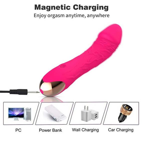 Вибратор для стимуляции точки G "Dibe" 20 режимов вибрации Фиолетовый | Зображення 6