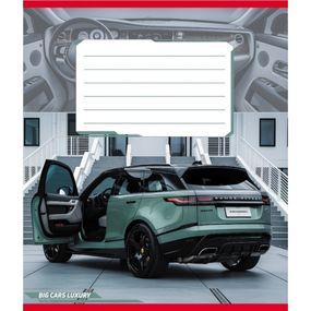 Тетрадь ученическая "Большие машины" 018-540062L-1 в линию, 18 листов