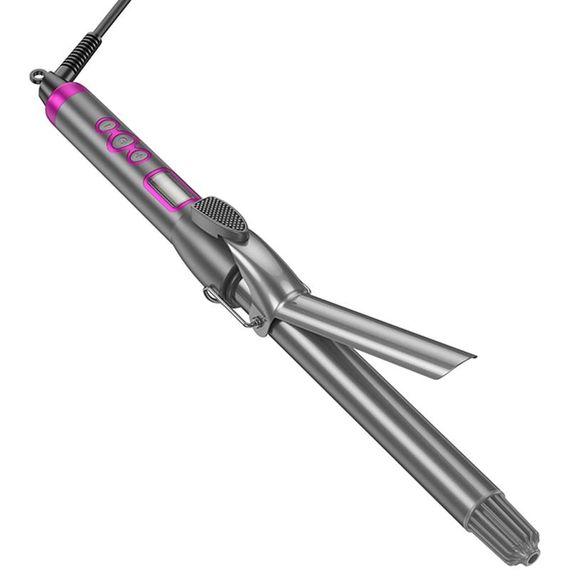 Плойка для волосся Hoco HP43 Electric manual curling iron with digital display Gray | Зображення 1