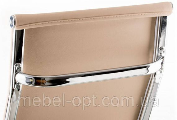 Крісло Solano 4 artleather beige репліка крісла Eames Style HB Ribbed Office Chair EA | Зображення 5