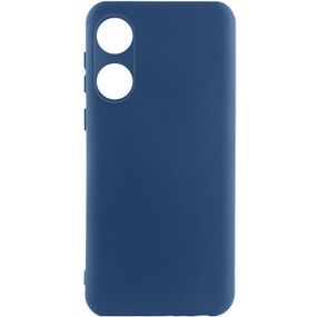 Чехол Silicone Cover Lakshmi Full Camera (A) для Oppo A58 4G Синий / Navy Blue