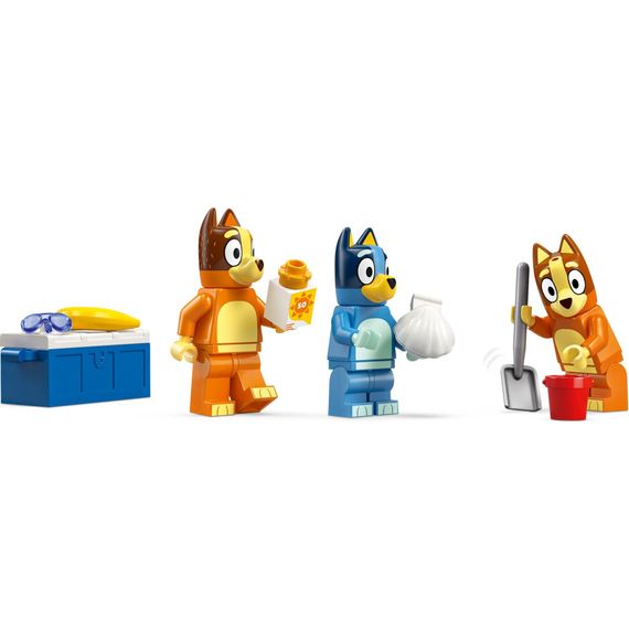 Конструктор LEGO Bluey Пляж і сімейна поїздка на автомобілі Блуї (11202) | Зображення 3