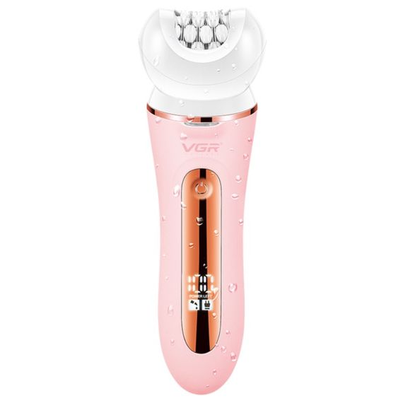 Епілятор VGR 5 в 1 V-751 PINK, 5 насадок, IPX6 (45698-V-751 PINK_642) | Зображення 2
