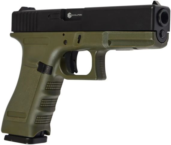 Пістолет страйкбольний Evolution E017 Gas 6 мм OD Green | Зображення 4