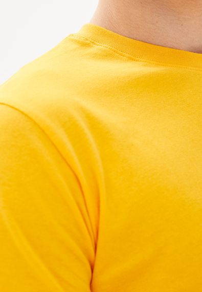 Футболка чоловіча базова жовтий, 3XL | Зображення 2