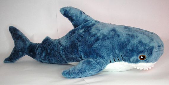 Акула мягкая плюшевая игрушка обнимашка 50 см Shark doll