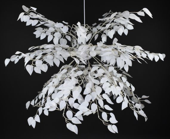 Люстра підвісна на 4 лампочки 27741 Білий 70-210х110х110 см. | Зображення 3