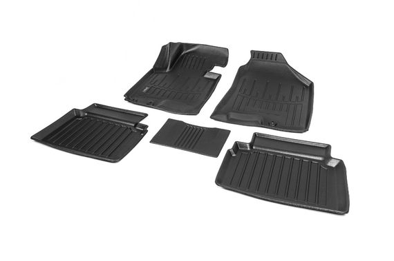 Килимки Stingray 3D (5 шт, поліуретан) для Hyundai IX-35 2010-2015рр | Зображення 1