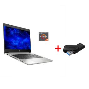 Ультрабук HP ProBook 445 G7 / 14" (1920x1080) IPS / AMD Ryzen 3 4300U (4 ядра по 2.7 - 3.7 GHz) / 8 GB DDR4 / 256 GB SSD / AMD Radeon RX Vega 5 Graphics / WebCam / Win 11 Pro б/в + Подарунок Флеш-накопичувач Kingston DataTraveler Exodia S 64 ГБ