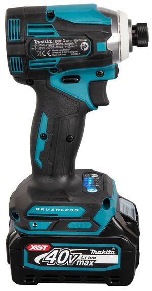 Гвинтокрут імпульсний акумуляторний Makita TD001GM201 (220 Нм, 1/4", BL, XGT) | Зображення 5