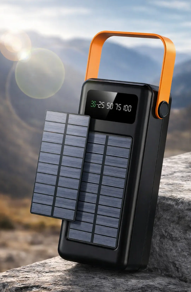 Power Bank SOLAR YM-636CX 80000 mAh з ліхтариком ∙ Портативний акумулятор YM-636C на сонячній батареї | Зображення 3