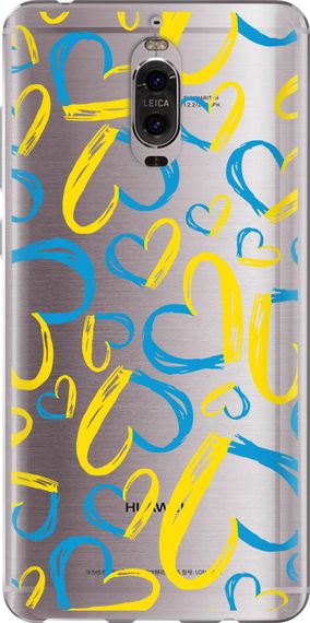 Чехол на Huawei Mate 9 Pro Сердца UA "5292u-819-17620"